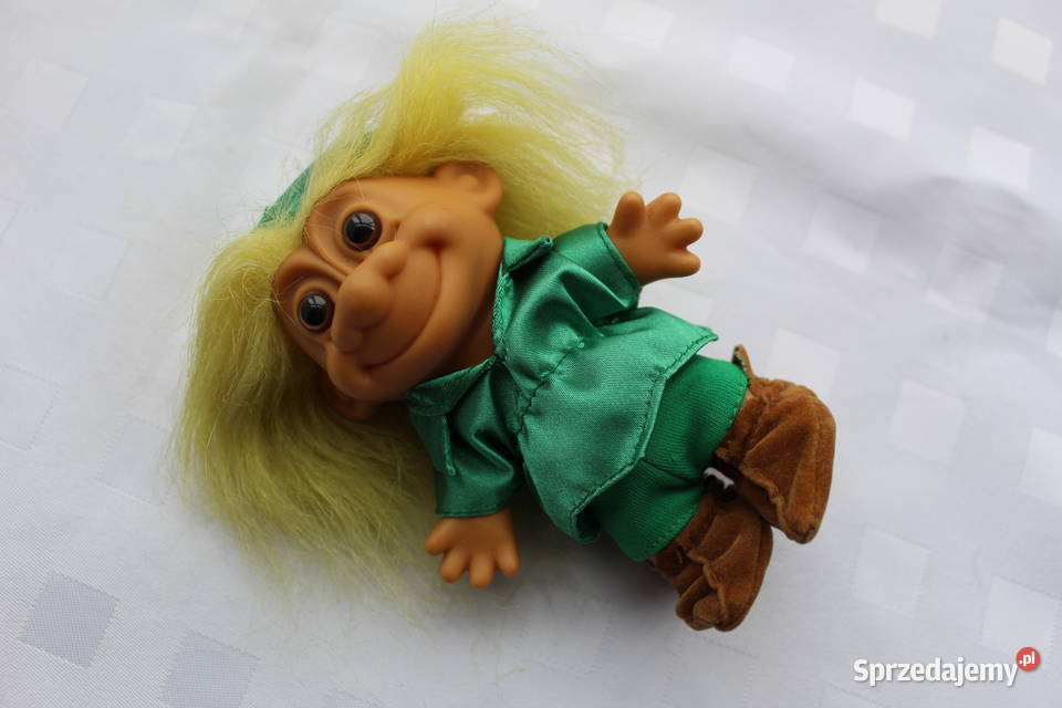 Troll Russ Żółte Piotruś Pan Storybook Elf Bielsko-Biała