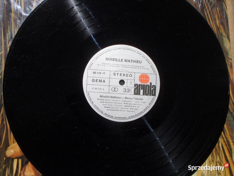 WINYL LP MIREILLE MATHIEUMEINE TRAUM ARIOLA 86 Wołów