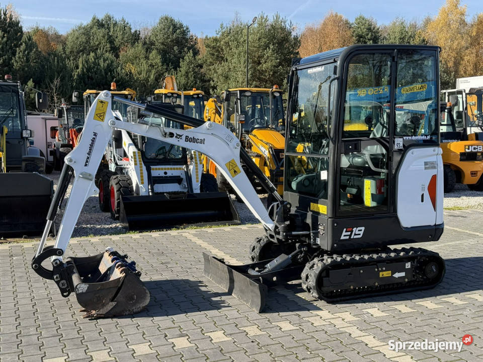 minikoparka Bobcat E19 Komplet Łyżek Mało sprzedam