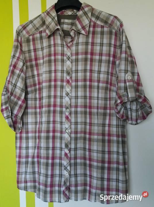 XL Koszulowa bawełniana bluzka kolorowy Gliwice