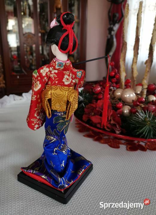 Japońska lalka Geisza Figurki i rzeźby Lędziny