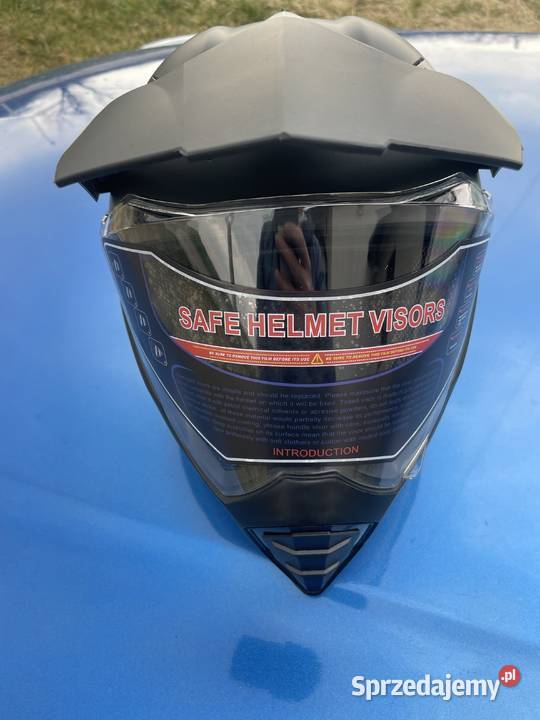 kask cross enduro M 5758 z szybką nowy model off