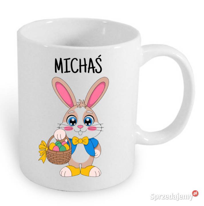 Personalizowany Kubek Wielkanocny 330ml Zajączek Kubki Kraków