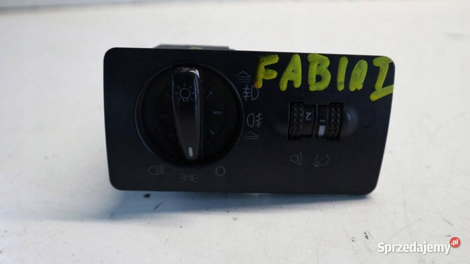 PANEL WŁĄCZNIK ŚWIATEŁ SKODA FABIA I 6Y1941531