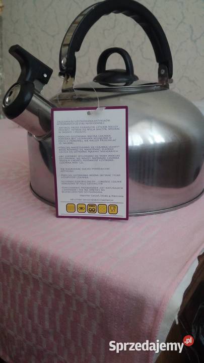 NOWE Czajniki ze stali nierdzewnej wysyłka Białystok