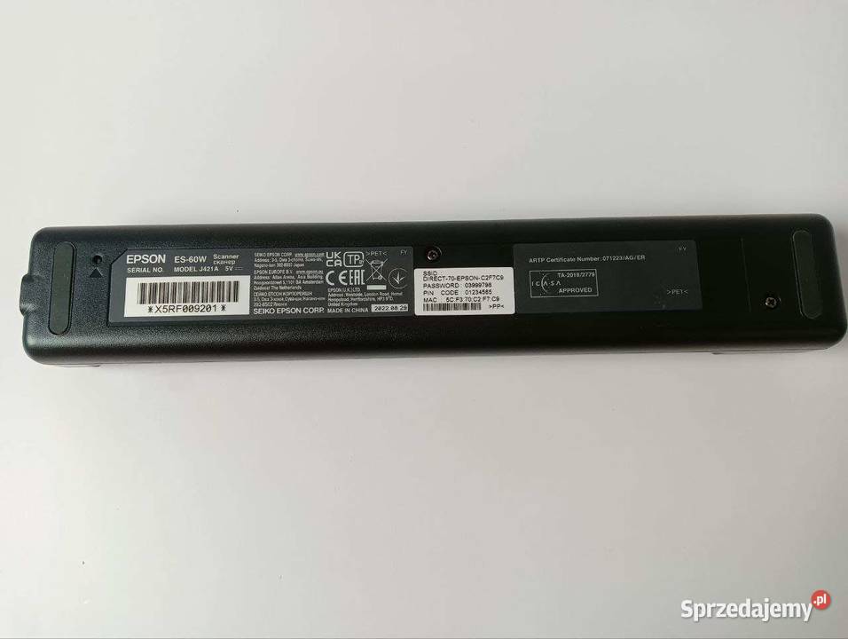 Epson WorkForce ES60W przenośny skaner Rzeszów sprzedam