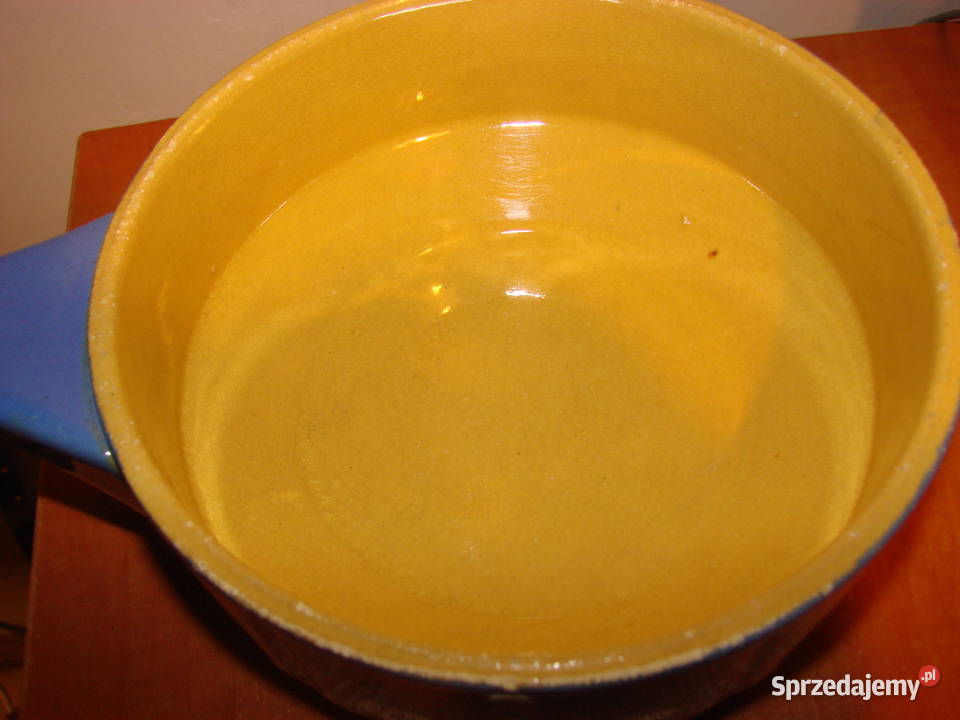 stary niemiecki ceramiczny rondel