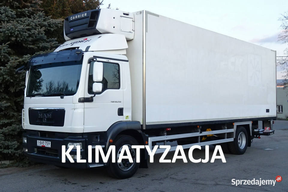 MAN TGM 18250 Euro 5 chłodnia 20 palet winda mazowieckie Góra Kalwaria
