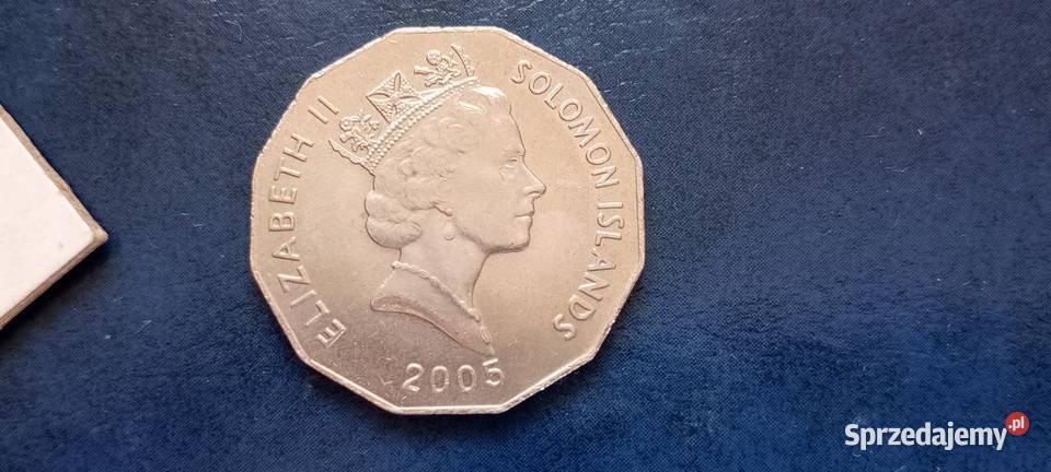 Stare monety 50 cent 2005 Wyspy Solomona Numizmatyka Lesko