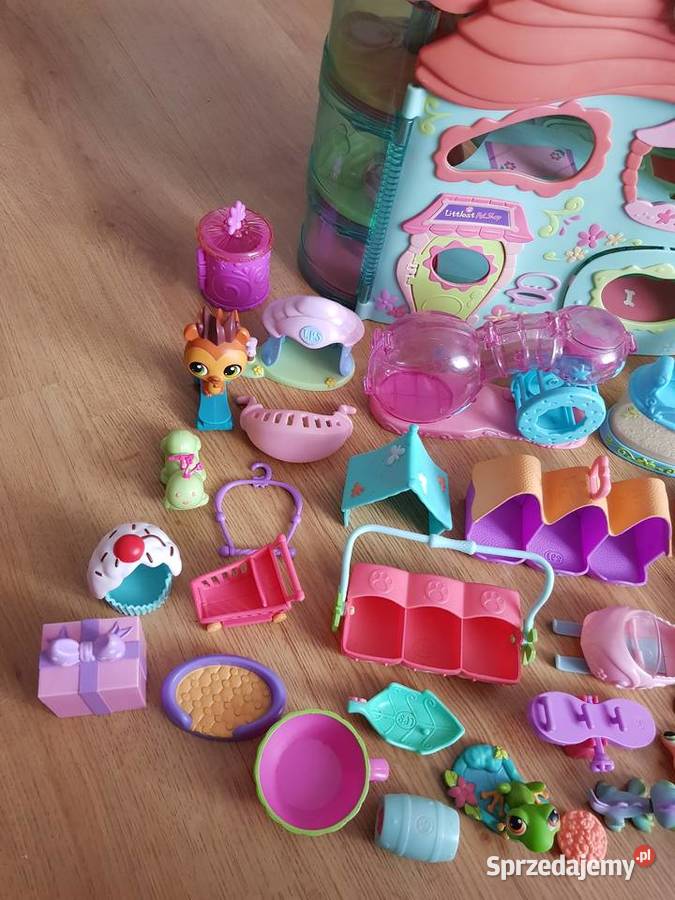 Littlest pet shop mega zestaw duży domek kolorowy sprzedam