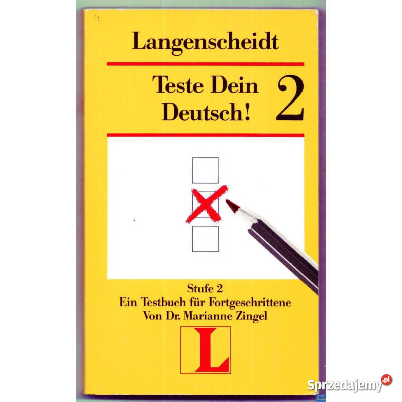 Teste Dein Deutsch Stufe 2 Ein Testbuch fr Świdnica sprzedam