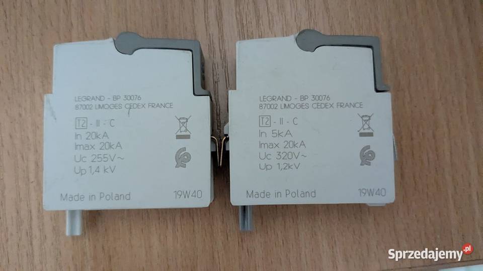 Moduł wkład Legrand T2 412297 412298 ochronnika Warszawa sprzedam