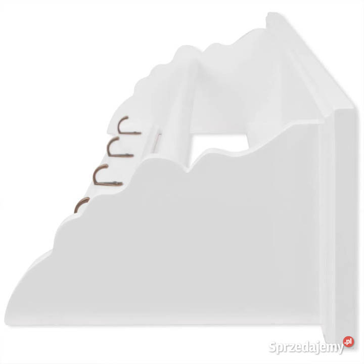 Wieszak w stylu barokowym biały MDF WM242644 Warszawa