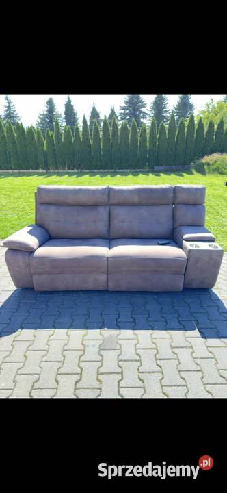 Elektrycznie rozkładana kanapa z funkcją relaksu 220cm łódzkie Łódź