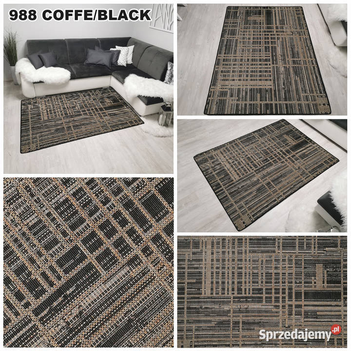DYWAN SZNURKOWY SIZAL 120X170 988 COFFEBLACK Białystok