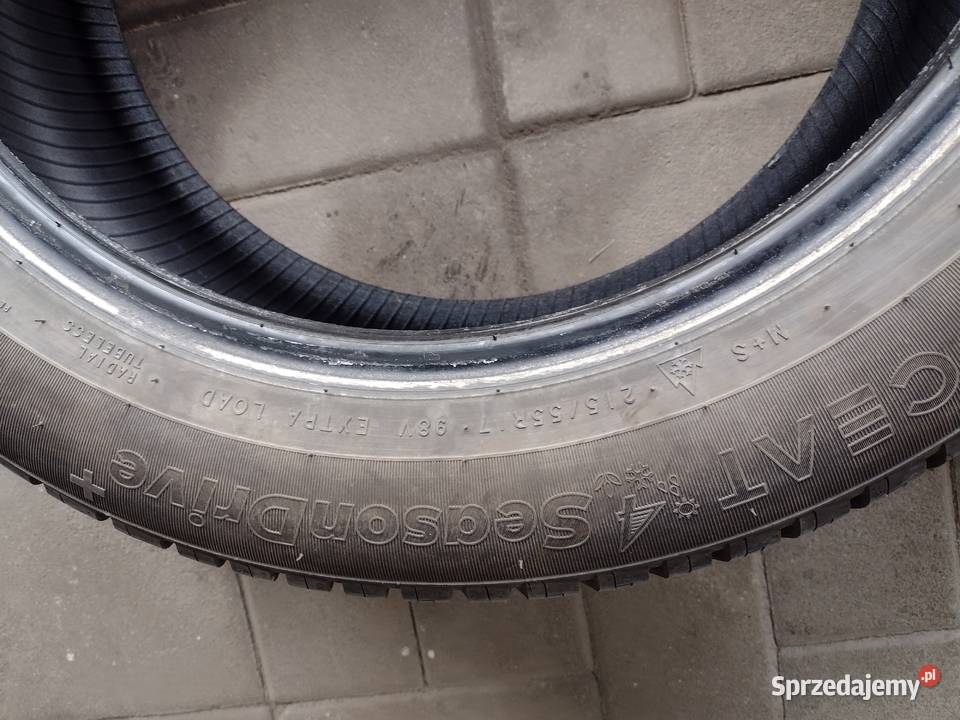 opony całoroczne 215x55x17 ceat 17cale