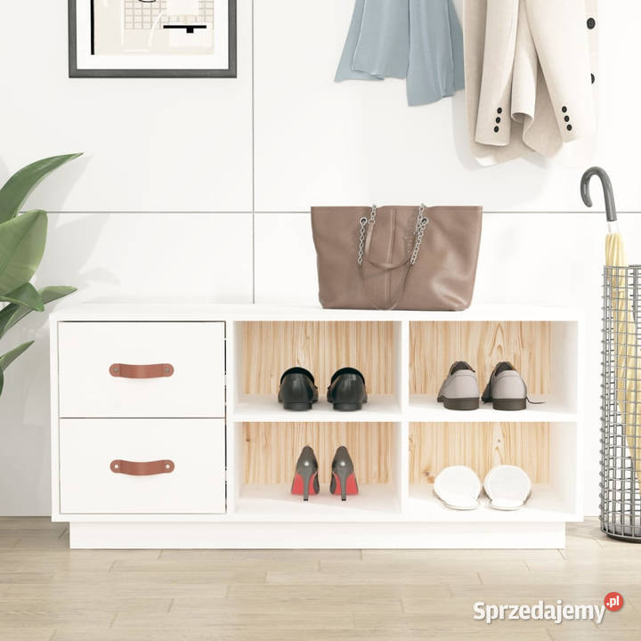 Szafka na buty biała 100x34x45 lite drewno Meble Warszawa sprzedam