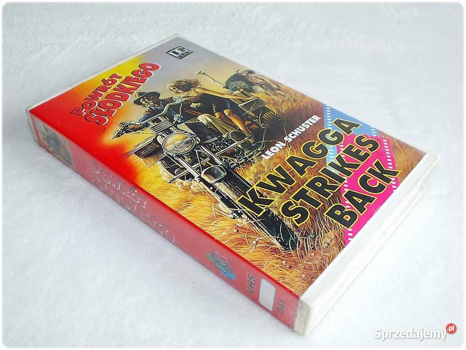 Kaseta VHS Powrót Słodkiego Kwagga Strikes Back sprzedam