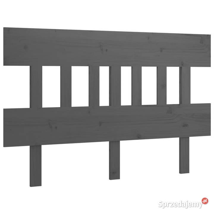 Wezgłowie łóżka szare 1835x3x81 lite drewno Warszawa sprzedam