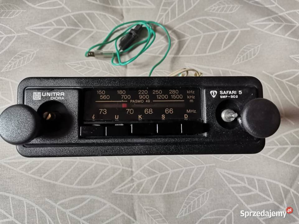 Stare Radio Unitra Diora Safari 5 SMP 502 z 1975 Kraków