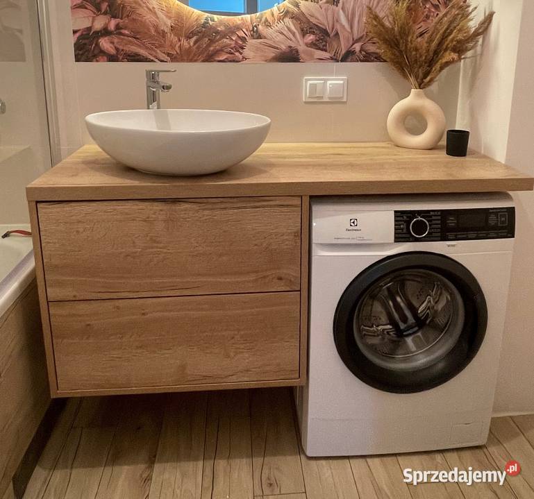 Szafka pod umywalkę prowadnice BLUM system TIPON Akcesoria łazienkowe sprzedam