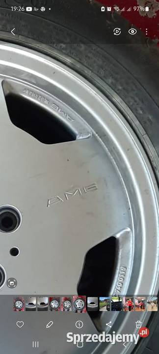 AMG Aero 175x16 ET40 Mercedes W201 190 W124 Sec Wojnicz sprzedam