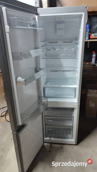 Lodówka Sharp NoFrost 180 Inox Groble