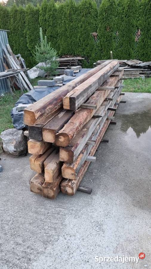Belki słupy 14x14 z rozbiórki Nowy Dwór Mazowiecki
