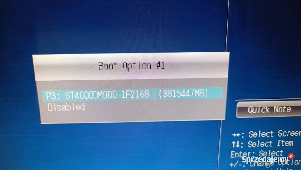 Dysk twardy Seagate 4TB sata ST4000DM000 wewnętrzny Poznań sprzedam