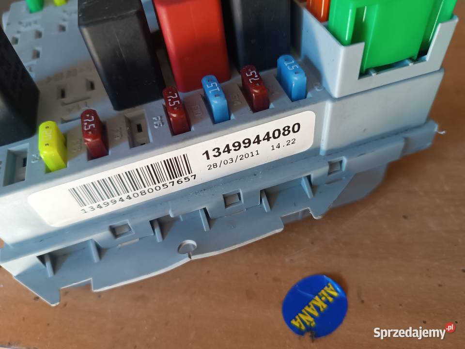 Skrzynka bezpieczników ducato4jumper 3 boxera 4 Międzychód sprzedam