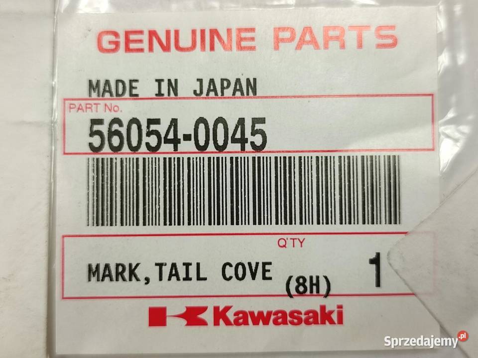 NAKLEJKA Z750 NA BAK KAWASAKI ZR750L7F ZR750M7F sprzedam