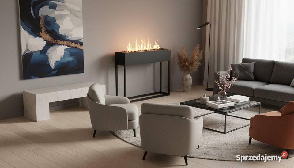 Stelaż biokominek pod palnik wkład palenisko podkarpackie Jeżowe