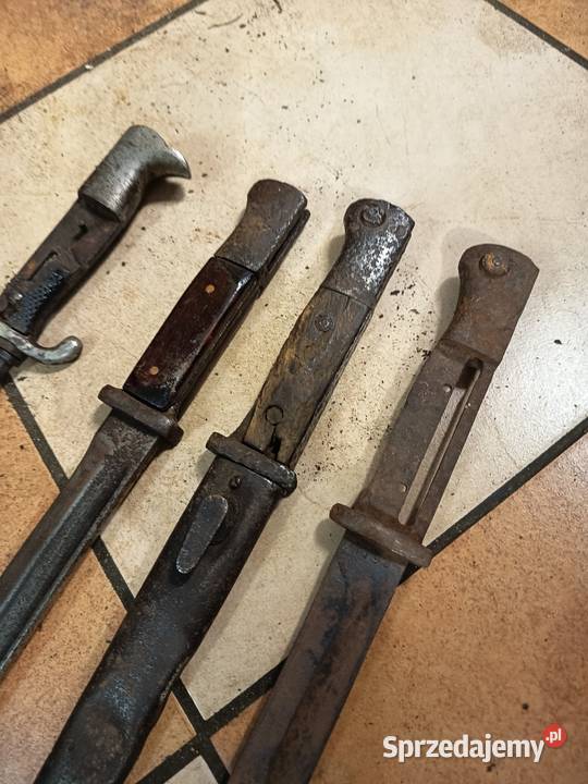 Militaria bagnety zestaw Wehrmacht Gozdnica