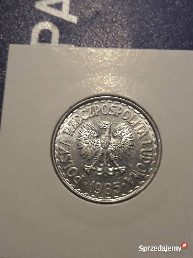 1 złoty 1985 r 8 ookoło mennicze Konin