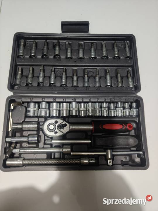 Zestaw kluczy nasadowych 46 elementów Zabrze