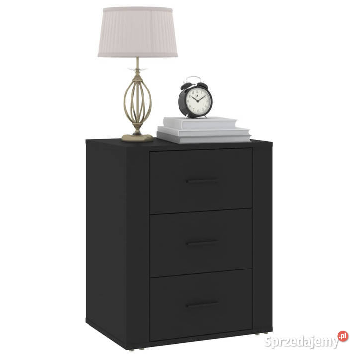 Szafka nocna czarna 50x36x60 materiał