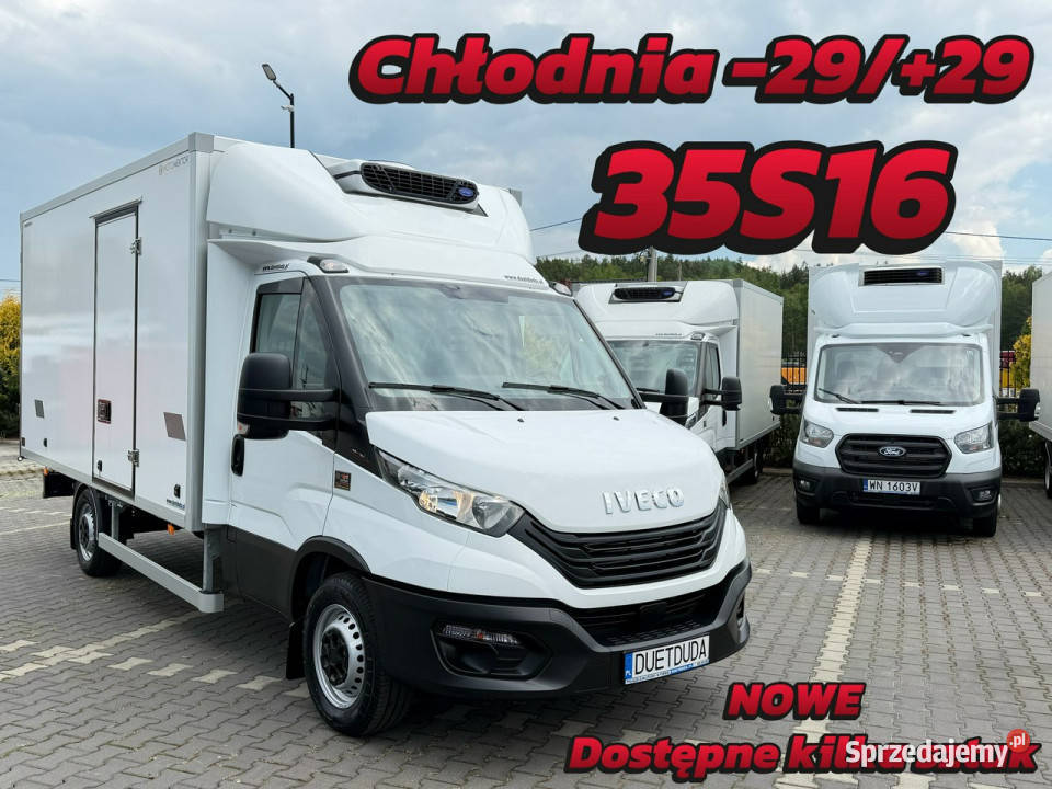 Iveco Daily 35S16 V WINDA CHŁODNIA 2929 8Palet pełny VAT Widełki