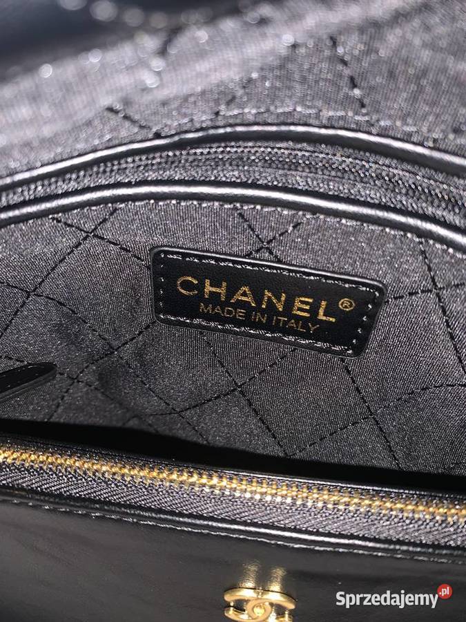 Torebka skórzana Chanel czarny śląskie Rybnik