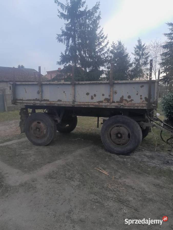 Przyczepa wywrotka 4t nieuszkodzony Pstrokonie