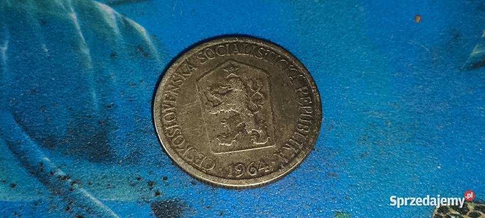 Moneta 1 koruna Czechosłowacja z 1964