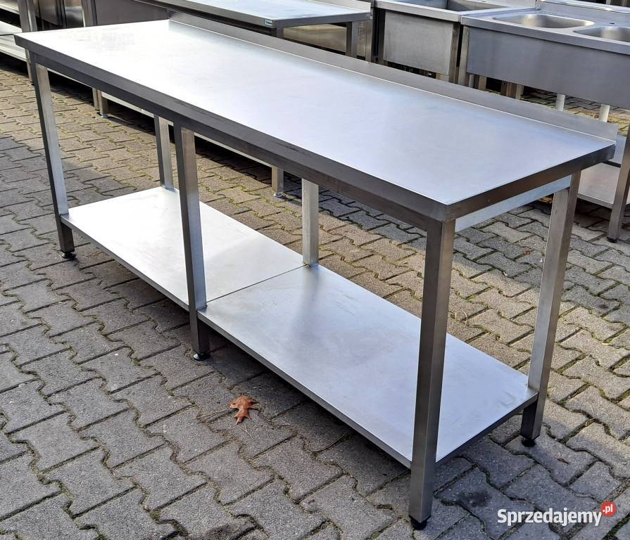 STÓŁ GASTRO Z PÓŁKĄ WZMACNIANY 2006085 M1254NN Nowe Skalmierzyce