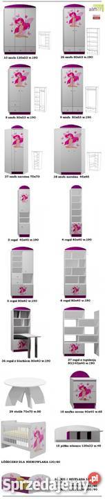 WRÓŻKA 15 B10 biurko dziecięce 100x50 w74