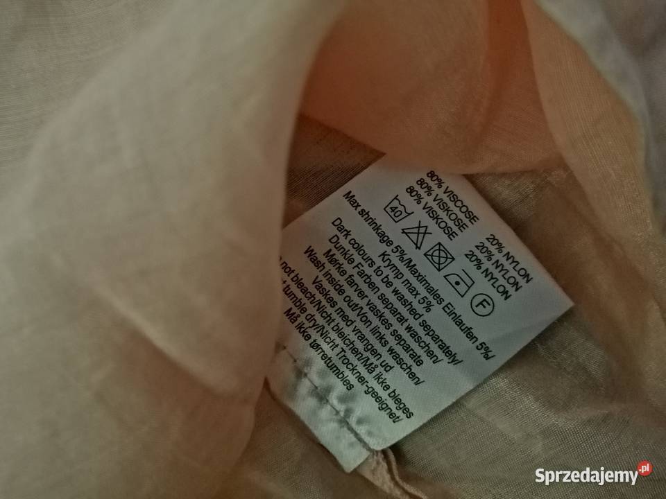 VILA bluzka Top bluzeczka na ramiączkach Haft kolorowy