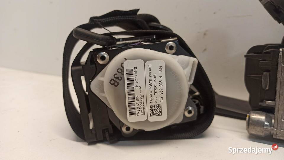 AUDI A6 C7 KOMPLET PASÓW PRZÓD TYŁ 4G8857705F sprzedam