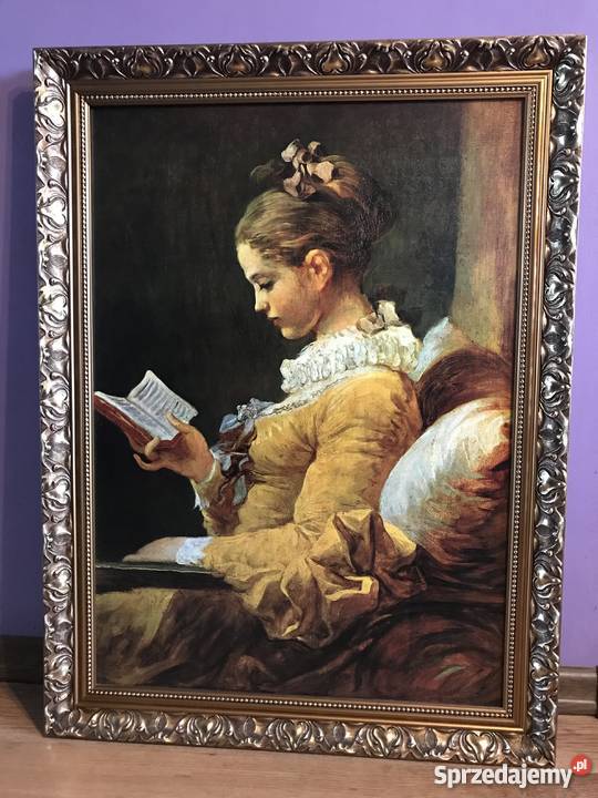 Obraz Dziewczyna czytająca książkę JeanHonore Toruń