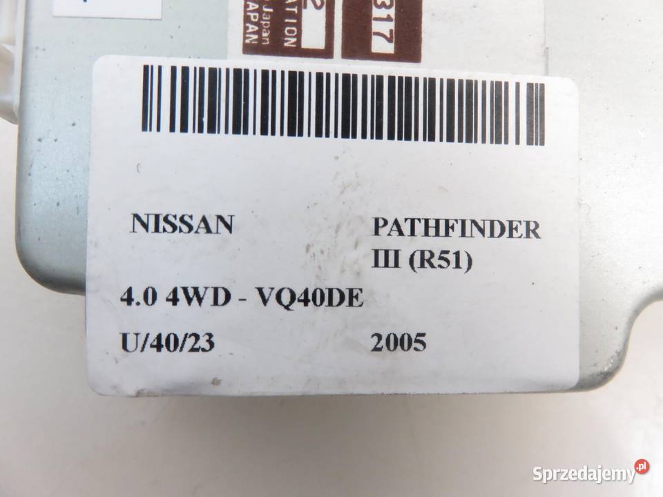 MODUŁ NAPĘDU NISSAN PATHFINDER R51 33084EA317