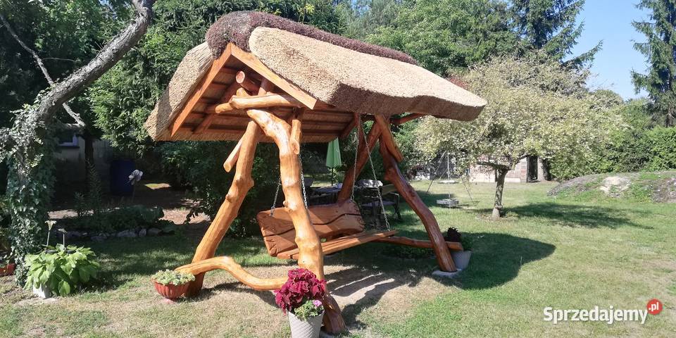 Altana z bala kryta trzcinąstrzechą Podlesie sprzedam