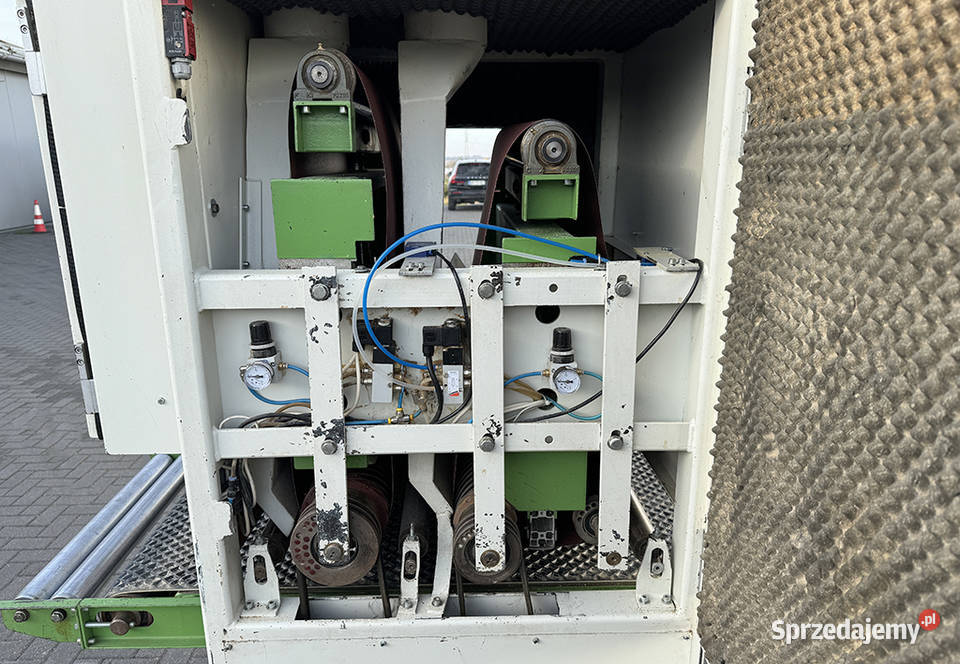 Szlifierka szerokotaśmowa SAFO 63 2 agregaty Sierakowska Huta