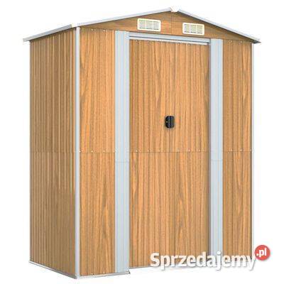 vidaXL Szopa ogrodowa jasny brąz 192x108x223 Pozostałe Warszawa