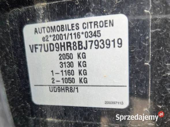 Citroen C4 Picasso I udział 12 sprzedaż syndyka